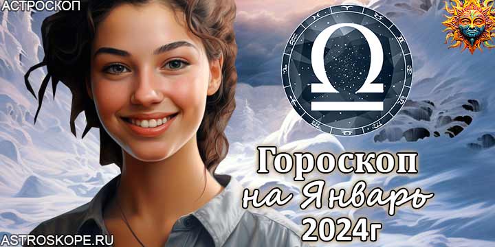 Весы гороскоп на январь 2024