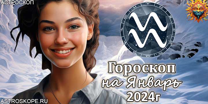 Водолей гороскоп на январь 2024